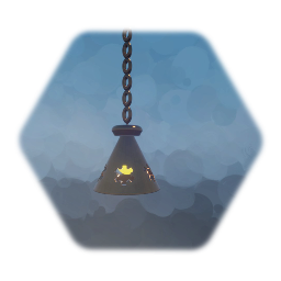 Gear Cutout Ceiling Lamp