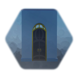 Tall Regal Interior Wall With Doorway