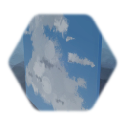 Simple cloud painting