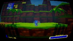 Sonic XDream demo 1. Tutorial level.