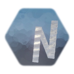 Leter N (Shimer Cloth, None Moving, Uper Case)