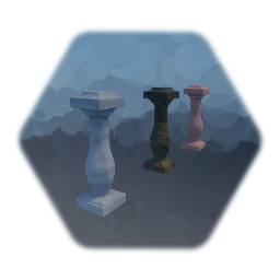 Banister, pillar, column