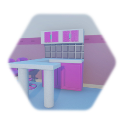 Barbie barra comedor  -  barbie dining bar