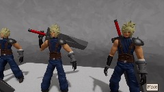 Cloud final fantasy 7 realistic realiste