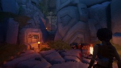Lara's cave temple