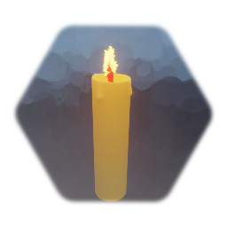 Candle with Flame