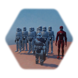 Get chased by storm trupers