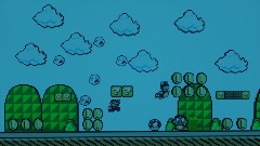 Mario Pixel art level