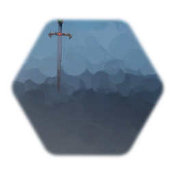 Golden long sword with sound