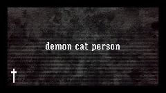demon cat person