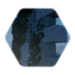 Small Stone wall piece with moss - 5/29/2019