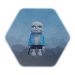 sans but with a gun
