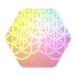 Flower of life pattern animation