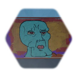 Remix of Handsome Squidward Painting