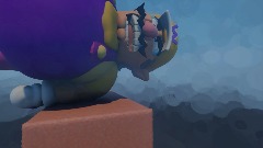 Wario fells and screams