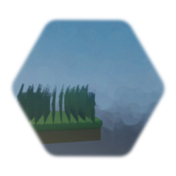 Landscape Tile. Grassy with wave effect