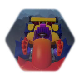 Spiky, very practical kart