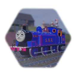 Nolan the Dark Blue Tank Engine