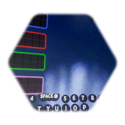 4 Player Word Chat Text entry keyboard remixable