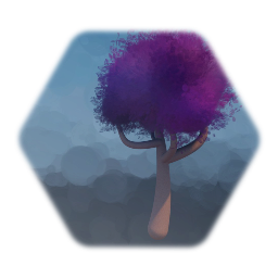 Arbre rose/violet