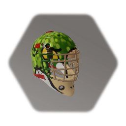 Dino Ducks Hockey Goalie mask