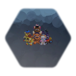 The plushies as a big Happy Family