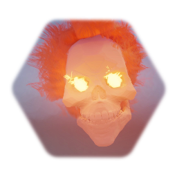 Fire Hair Skull