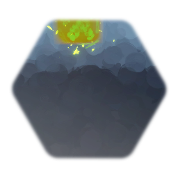 Toxic Waste Cube Hazard HRZNTL