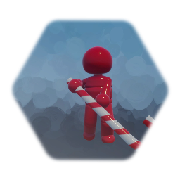 Red Peppermint Hockey Player