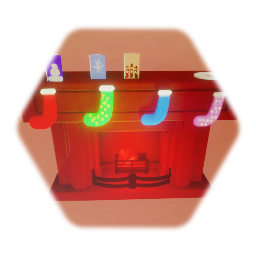 Festive  fireplace