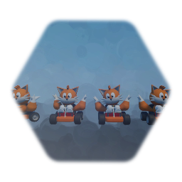 Sonic Kart spright animation tails