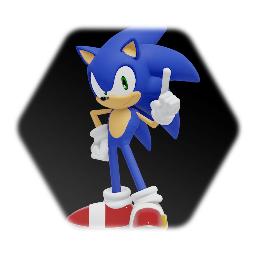 Sonic the Hedgehog CGI Model