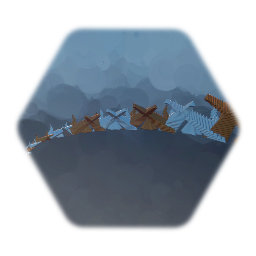 Sculpture fractale "Queue de dragon"