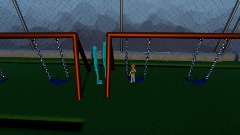 Tiny park and village