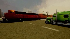 Railfanning in a Midwestern town