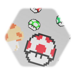 SUPER MARIO-Mushroom Sprites