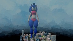 Giantess Growth Sonica In City V3 With Sonic