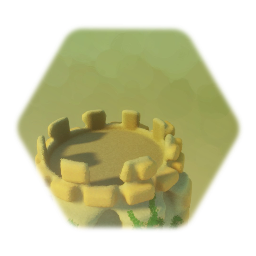 Moss Covered Pillar Top