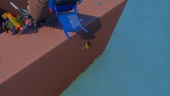 Car down stairs