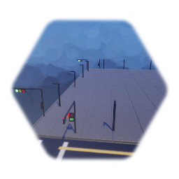 Buildingless City module [animated trafic lights]
