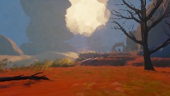 Western Desert Scene