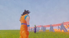 Goku on the trampoline