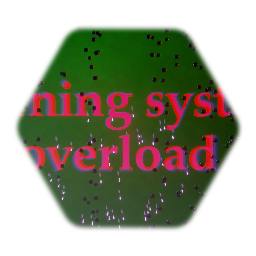 Warning system overload