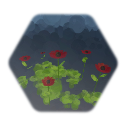 Red flower patch