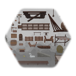 Medieval House Builder - Props