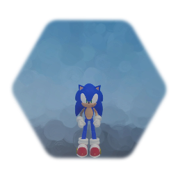 Sonic (Sonic VS LEVEL UP Baldi)