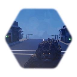 Very realistic Godzilla animation