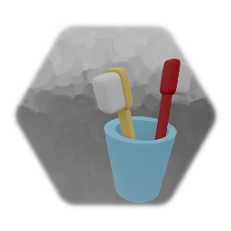 Toothbrush in Cup