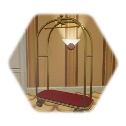 Birdcage Luggage Cart