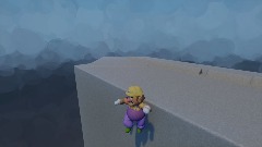 Wario dies off a skyscraper